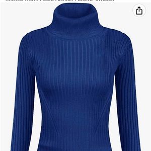 Mock neck ribbed sweater - NWT - Size Large (12-14)